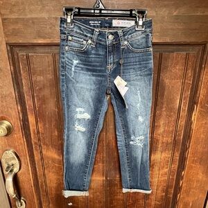 AG Girls Jenna Roll Cuff Denim Jeans, size 8, NWT